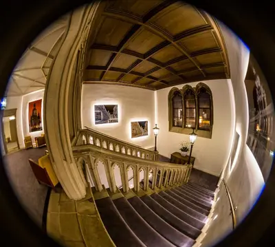 Ein Sitzbereich in der Unterkunft Hotel Schloss Eckberg