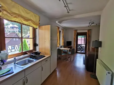 Küche/Küchenzeile in der Unterkunft Villa Sonnenblick