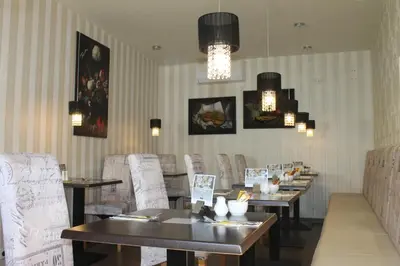 Ein Sitzbereich in der Unterkunft Boulevardhotel Sängerstadt - alle Zimmer klimatisiert