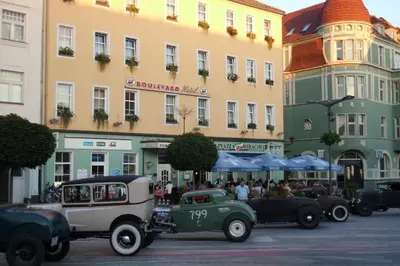 Das Gebäude in dem sich das Hotel befindet