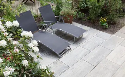 Ein Garten an der Unterkunft Ferienhaus der Villa Elsa