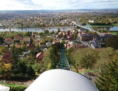 Blick auf Ferienhaus der Villa Elsa aus der Vogelperspektive