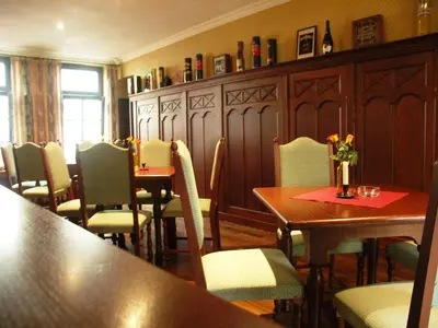 Ein Sitzbereich in der Unterkunft Hotel & Restaurant Klosterhof