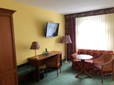TV/Unterhaltungsangebot in der Unterkunft Brandiser Parkhotel