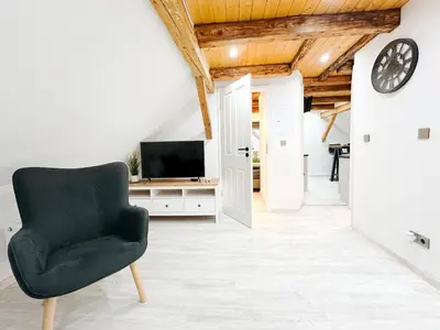 TV/Unterhaltungsangebot in der Unterkunft Ferienwohnung3 Grimma