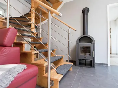 Ein Sitzbereich in der Unterkunft Comfortable holiday home in Saxony with terrace