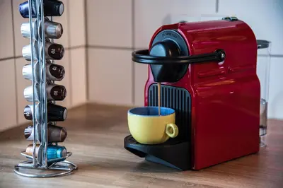 Kaffee-/Teezubehör in der Unterkunft Industriecharme Apartment - Nespresso, Netflix, WIFI, Zentral, Messe