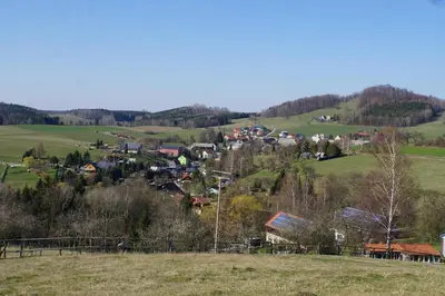 Naturlandschaft in der Nähe des Ferienhauses