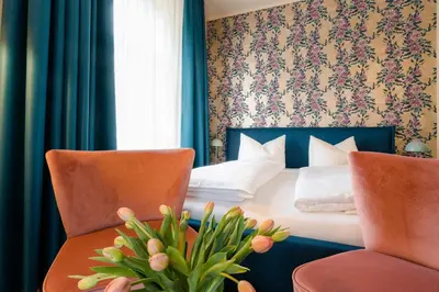 Ein Bett oder Betten in einem Zimmer der Unterkunft Waldidylle Gohrisch, Pension & Ferienwohnung Garni, Sächsische Schweiz