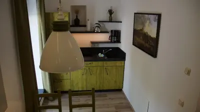 Küche/Küchenzeile in der Unterkunft Ferienhaus Mutter Anna's Refugium