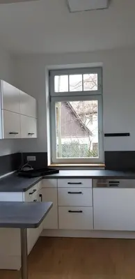 Küche/Küchenzeile in der Unterkunft Fliederhaus Dresden