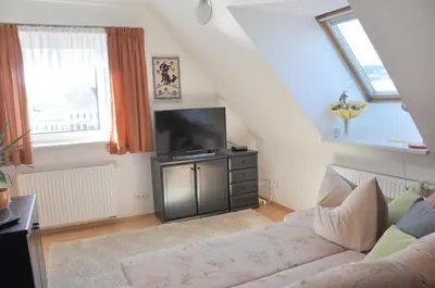 TV/Unterhaltungsangebot in der Unterkunft Atelier Grünfink Ferienwohnung