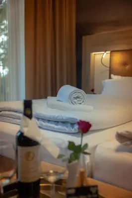 Ein Bett oder Betten in einem Zimmer der Unterkunft C-YOU Hotel Chemnitz
