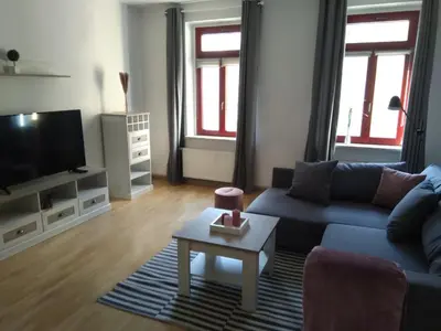 TV/Unterhaltungsangebot in der Unterkunft Ferienwohnung Rudi