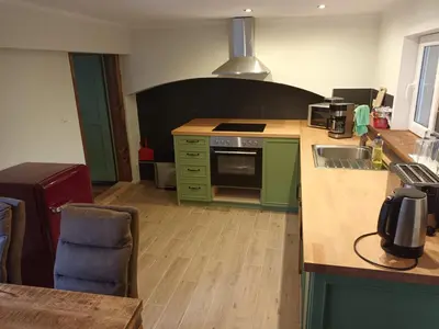 Küche/Küchenzeile in der Unterkunft Franks kleines Bauernhaus in Dresden