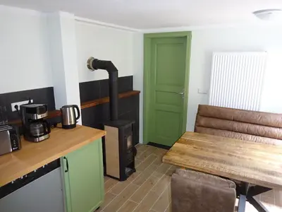 Küche/Küchenzeile in der Unterkunft Franks kleines Bauernhaus in Dresden