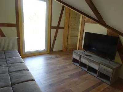 TV/Unterhaltungsangebot in der Unterkunft Franks kleines Bauernhaus in Dresden