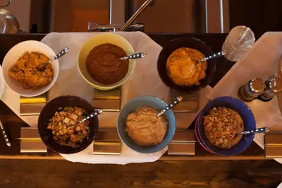 Essen in der Pension oder in der Nähe