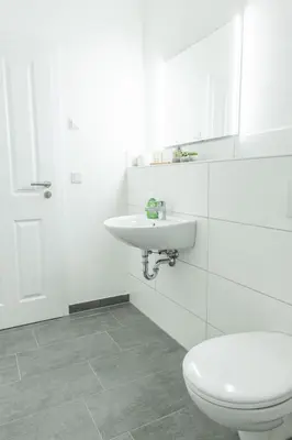 Ein Badezimmer in der Unterkunft Hof Türke