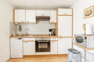 Küche/Küchenzeile in der Unterkunft Hof Türke