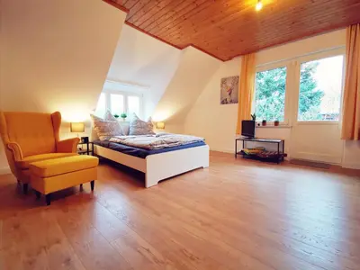 Ein Bett oder Betten in einem Zimmer der Unterkunft Villa Rapunzel