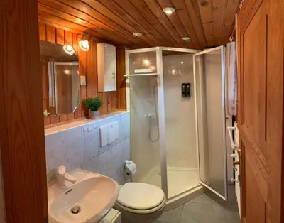 Ein Badezimmer in der Unterkunft Villa Rapunzel