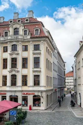 Das Gebäude in dem sich die Ferienwohnung befindet