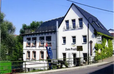 Das Gebäude in dem sich die Ferienwohnung befindet