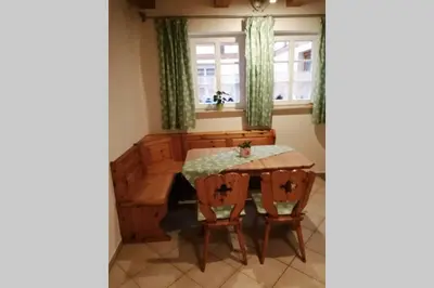 Ein Sitzbereich in der Unterkunft Quartier am Markt- Ferienwohnung