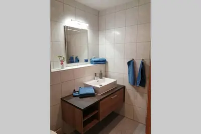 Ein Badezimmer in der Unterkunft Quartier am Markt- Ferienwohnung