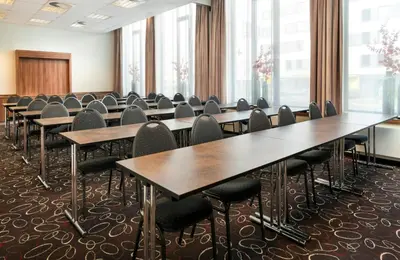 Der Geschäftsbereich oder Konferenzraum in der Unterkunft Leonardo Hotel Dresden Altstadt