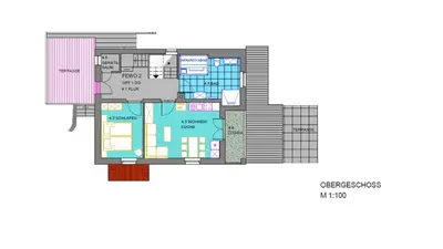 Grundriss der Unterkunft Prima Klima Villa - Ferienwohnung Wilke Aussicht