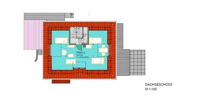 Grundriss der Unterkunft Prima Klima Villa - Ferienwohnung Wilke Aussicht
