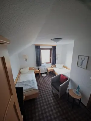 Ein Sitzbereich in der Unterkunft Berghotel Augustusberg