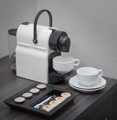 Kaffee-/Teezubehör in der Unterkunft Hotel Chemnitzer Hof