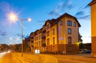 Das Gebäude in dem sich das Hotel befindet
