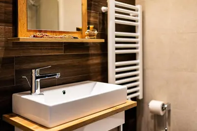 Ein Badezimmer in der Unterkunft Parkhotel Hohnstein by STEIGER Hotels