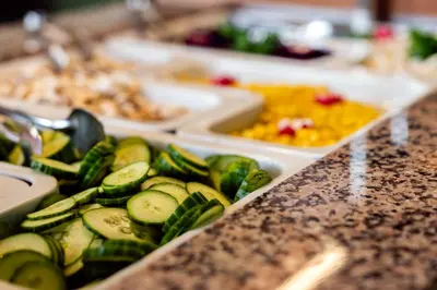 Essen im Hotel oder in der Nähe