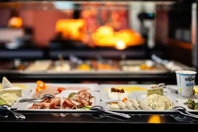Essen im Hotel oder in der Nähe