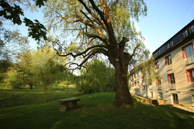 Ein Garten an der Unterkunft Landidyll Hotel Erbgericht Tautewalde