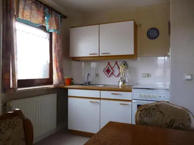 Küche/Küchenzeile in der Unterkunft Ferienwohnung Haus Sonnenhügel