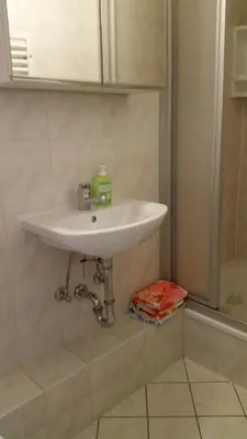 Ein Badezimmer in der Unterkunft Ferienwohnung Haus Sonnenhügel