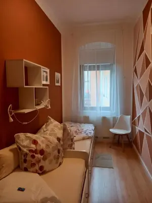 Ein Sitzbereich in der Unterkunft Ferienwohnung Xenia