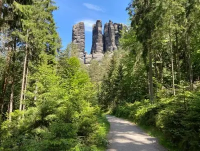 Naturlandschaft in der Nähe der Ferienwohnung