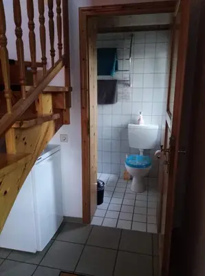 Ein Badezimmer in der Unterkunft Ferienhaus Ullrich