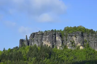 Naturlandschaft in der Nähe des Ferienhauses