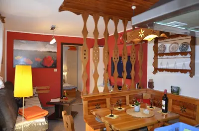 Ein Sitzbereich in der Unterkunft Haus am Stein - Haus 1