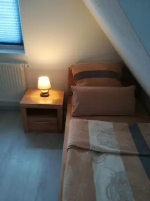 Ein Sitzbereich in der Unterkunft Ferienhaus Ostwald
