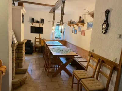 TV/Unterhaltungsangebot in der Unterkunft Ferienhaus Bikehütte Rehnhäusl