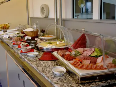 Essen im Hotel oder in der Nähe